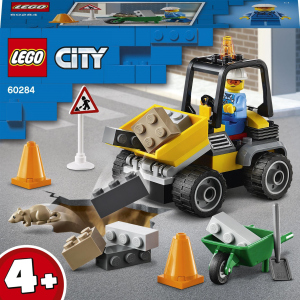 Конструктор LEGO City Great Vehicles Пікап для дорожніх робіт 58 деталей (60284) в Одесі