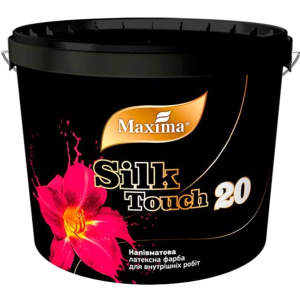 Напівматова латексна фарба "Silk Touch 20" Maxima 6 кг (4823083307837) ТОП в Одесі