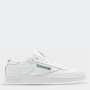 Кеды Reebok Club C 85 AR0456 41 (8.5) 26.5 см White/Green (4056561016697) ТОП в Одессе