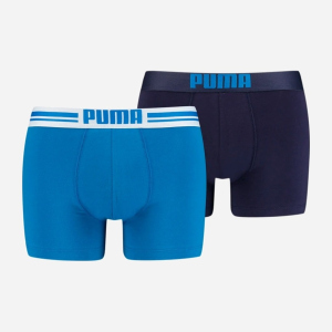 Трусы-шорты Puma Placed Logo Boxer 2P 90651901 XL 2 пары Blue (8718824117034) лучшая модель в Одессе