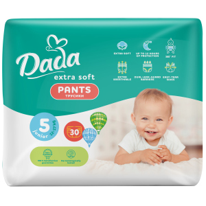 Трусики-підгузки Dada Extra Soft 5 Junior 12-17 кг 30 шт (4820174980658) в Одесі