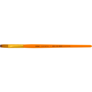 Набор кистей Maxi плоских № 11 ворс синтетический короткая ручка 12 шт (MX61050)