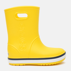 Гумові чоботи Crocs Kids Crocband Rain Boot 205827-734-J3 34-35 Yellow/Navy (191448404946) ТОП в Одесі