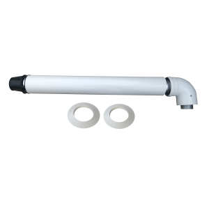 Димохід коаксиальный Coaxial Flue kit 60/100 750 мм, с коленом 71.MT7.00.02 ARISTON (000016319) рейтинг