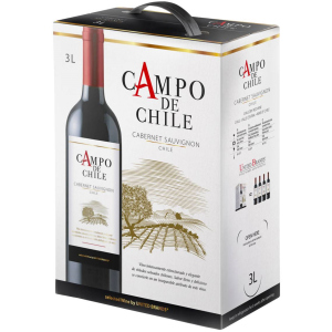 Вино Campo de Chile Cabernet Sauvignon 3L BiB червоне сухе 3 л 13-15% (8594045652666) ТОП в Одесі