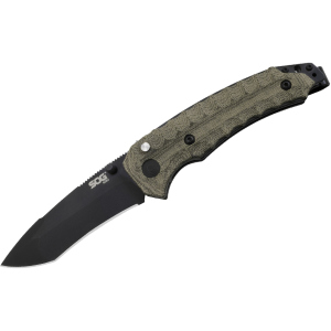 хорошая модель Нож SOG Kiku - Assisted, S35VN Black KU-3004