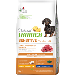 Сухий корм для собак Trainer Natural Dog Sensitive Adult міні з Ягненком 7 кг (8059149252506) надійний