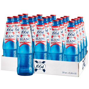 Упаковка пива Kronenbourg 1664 Blanc le goût Fruits Rouges 4.5% 0.46 л х 20 шт (4820000458368) надежный