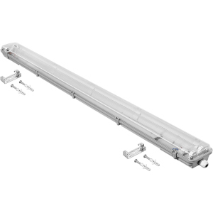 Лінійний світильник DELUX PC7 LED SLIM IP65 G13 під LED лампи 2х1200 мм (90017901) краща модель в Одесі