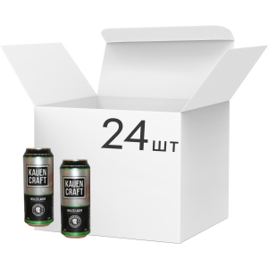 Упаковка пива Kauen Craft Helles Lager світле фільтроване 5.1% 0.5 л х 24 шт (4770063233559)