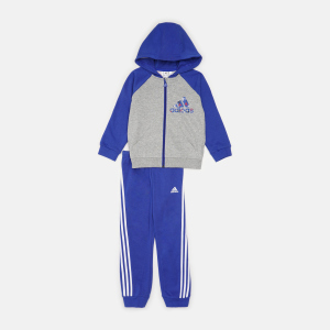 Спортивний костюм дитячий Adidas I Bos Logo Fz J H28829 98 см Mgreyh/Boblue (4064054926248) краща модель в Одесі