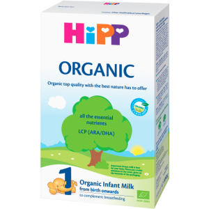 Упаковка органічної дитячої сухої молочної суміші HiPP Organic 1 початкова 5 пачок по 300 г (9062300433637)(9062300439226) ТОП в Одесі