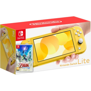 купити Nintendo Switch Lite Yellow + Гра The Legend of Zelda: Skyward Sword HD (російська версія)