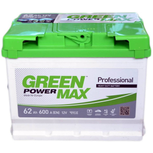 Автомобільний аккумулятор Green Power MAX 62 Ah (+/-) Euro в Одесі