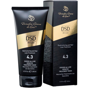 Восстанавливающая маска с кератином DSD de Luxe 4.3 Keratin Treatment Mask для улучшения структуры волос и стимуляции их роста 200 мл (8437011863096) ТОП в Одессе