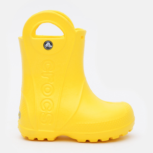 Гумові чоботи Crocs Handle Rain Boot Kids 12803-730-C10 27 Yellow (0883503861251) надійний