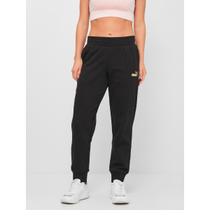 Спортивные штаны Puma ESS+ Metallic Pants FL cl 84613901 S Black-Gold (4063699382006) в Одессе