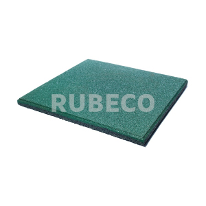 Гумова плитка RUBECO 500*500*20мм зелена 1м2