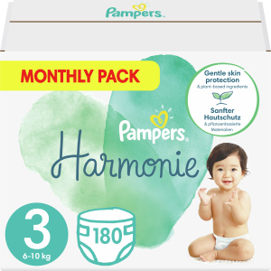 Подгузники Pampers Harmonie Размер 3 (6-10 кг) 180 шт (8006540156414) ТОП в Одессе