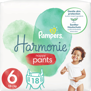 Підгузки-трусики Pampers Harmonie Nappy Pants Розмір 6 (15+ кг) 18 шт (8006540181461) ТОП в Одесі