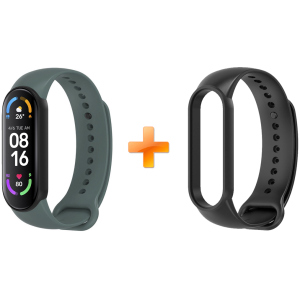 Xiaomi Mi Band 6 MiJobs Dual Color Crow Green/Black (MJ6-DSS019CGB) в Одесі