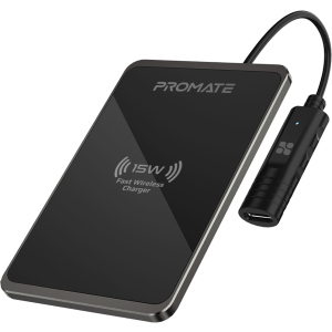 Беспроводное зарядное устройство Promate AuraCard-15W Black (auracard-15w.black)