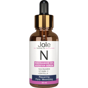 Сыворотка-бустер для лица Jole Niacinamide N12 Intensive Booster Serum с ниацинамидом 12% и витамином С 30 мл (4820243881329) рейтинг