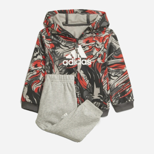 хороша модель Спортивний костюм дитячий Adidas H28839 98 см Сірий (4064054791686)