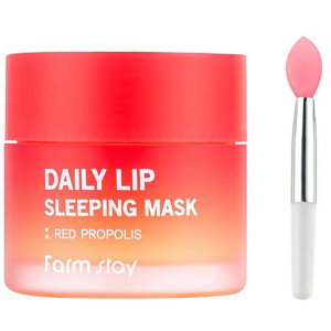 хорошая модель Ночная маска для губ Farmstay Daily Lip Sleeping Mask Red Propolis с красным прополисом 20 г (8809635231122)