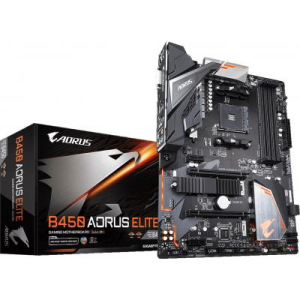 Материнська плата GIGABYTE B450 AORUS ELITE краща модель в Одесі