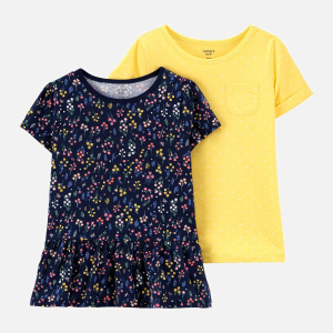 Футболка Carters 3L556310 116 см 2 шт 998 ASST Assorted-ST (194135069275) лучшая модель в Одессе