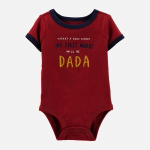 Боди-футболка Carters 1M009210 68 см 600 R Red (194135469075) лучшая модель в Одессе