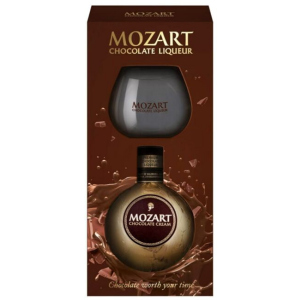 Ликер Mozart Connaisseur Glass Gift Pack "packed" 0.5 л 17% + бокал (9005701015415)