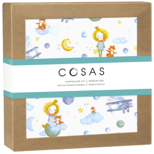 Непромокальна пелюшка Cosas Diaper Little Prince 70х120 см (4822052070970) в Одесі