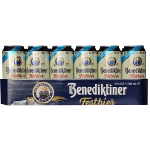 Упаковка пива Benediktiner Festbier світле фільтроване 5.8% 0.5 л х 24 шт (4102430075095) надійний