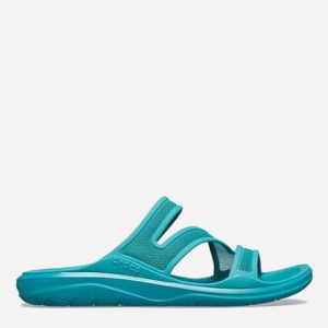 Шлепанцы Crocs Jibbitz Swiftwater Telluride Sandal W Jpr/Jpr 206334-38J 38-39 (W8) 24.6 см Бирюзовые (191448528680) рейтинг