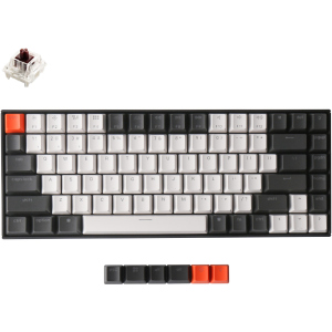 Бездротова клавіатура Keychron K2 Hot-Swap Gateron Brown White USB/Bluetooth Black (ENG/RU) (K2A3H_Keychron)