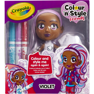 купить Набор для творчества Crayola Colour n Style Стильные девчонки Виолетта (918939.005) (8720077189393)
