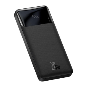 Повербанк BASEUS Bipow Digital Display Power Bank 10000mAh | 2USB / 1Type-C, PD / QC, 20W, 3A | Black ТОП в Одесі