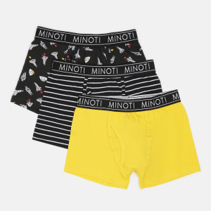 Трусики-шорти Minoti 7B BRIEF 3 35099TEN 146-152 см 3 шт Чорні (5059030615796) в Одесі