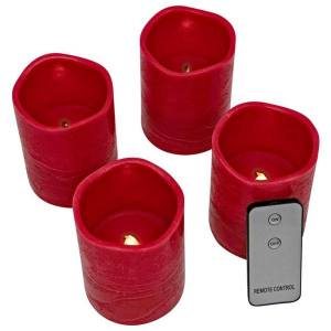 Ночник Magic Candles Волшебные свечи 4-х LED RED надежный