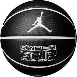М'яч баскетбольний Nike Jordan Hyper Grip 4P Size 7 Black/White/White/White (J.000.1844.092.07) краща модель в Одесі