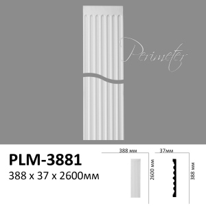 Пілястра 388-2 молдинг PLM-3881 * 388 x 37 x 2600 в Одесі