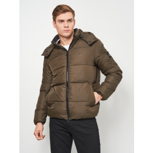 Пуховик Calvin Klein Jeans Essentials Non Down Jacket J30J319057-LBL L Black Olive (8719854518938) краща модель в Одесі