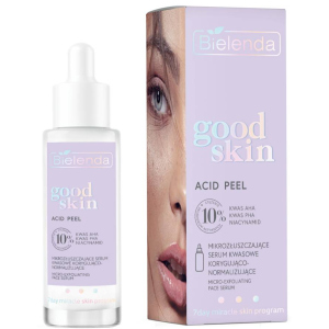 Сироватка Bielenda Good Skin Мікро-ексфоліант 10% AHA + PHA + Ніацинамід 30 мл (5902169046866) ТОП в Одесі