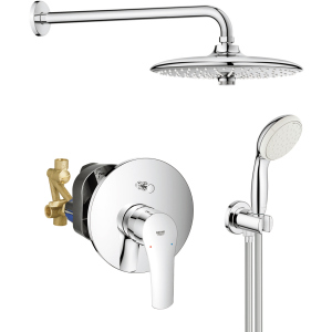 Душовий гарнітур GROHE Eurosmart New UA25183SC1 (26458000+33305003+26406001) в Одесі