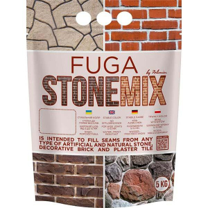 Затирка Заповнювач швів Polimin Fuga Stonemix білий 5 кг в Одесі