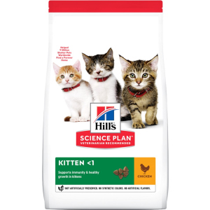 Сухий корм для кошенят Hill's Science Plan Kitten з куркою - 3 кг (604049) (52742024363) ТОП в Одесі