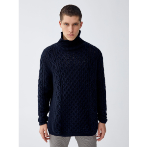 Свитер Pull & Bear XAZ217229GYCQ S Темно-синий (DD8000004441535) рейтинг