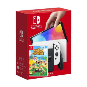 Nintendo Switch (OLED model) White + Гра Animal Crossing: New Horizons (російська версія) ТОП в Одесі